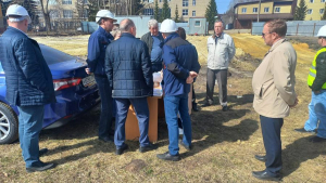 На объекте строительства новой поликлиники прошло рабочее совещание