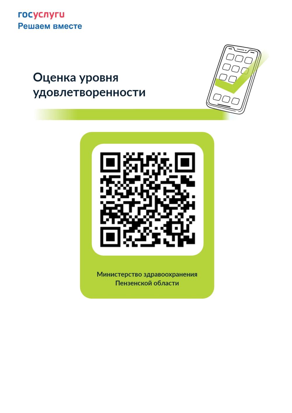 Опрос жителей региона по удовлетворенности качеством условий, созданных в медицинских организациях.