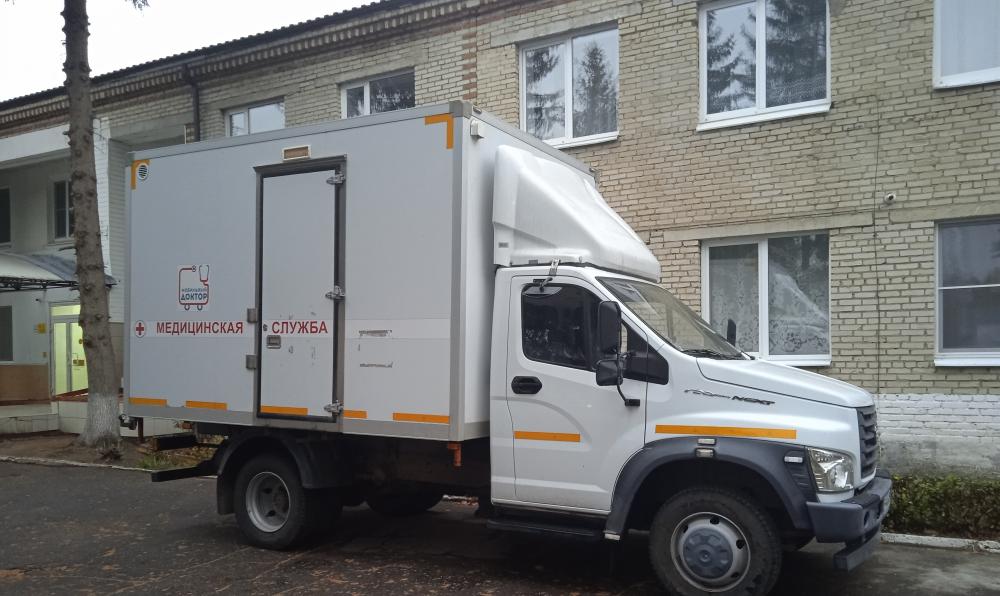 Работает передвижной маммографический комплекс