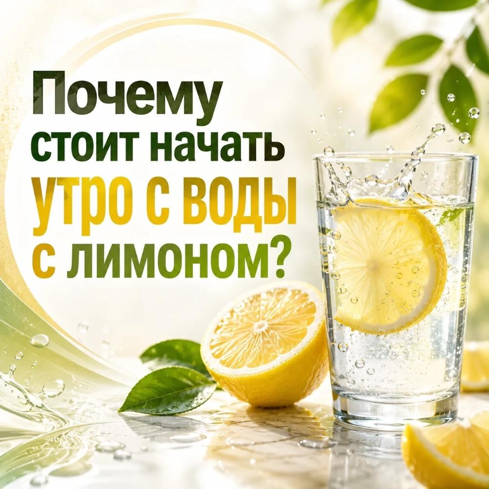 3 причины, почему стоит добавить воду с лимоном в своё утро