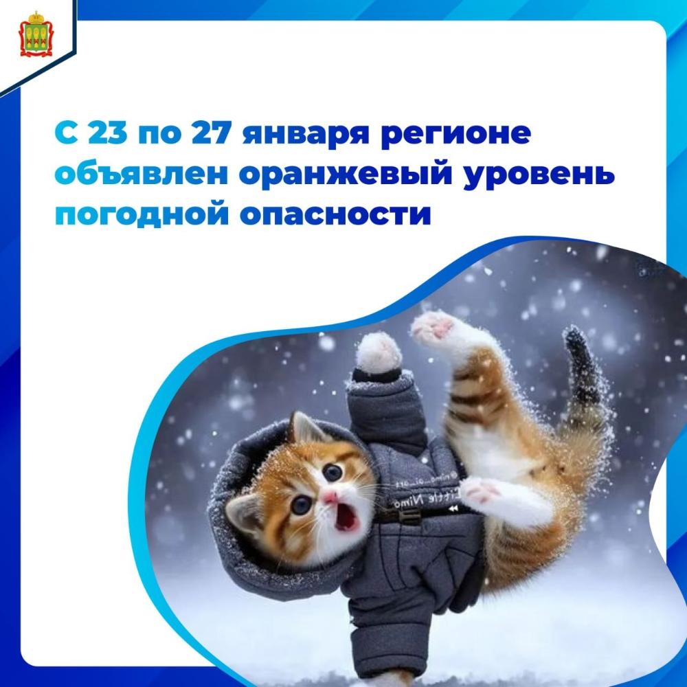 В Пензенской области в период с 23 по 27 января ожидается аномально холодная погода