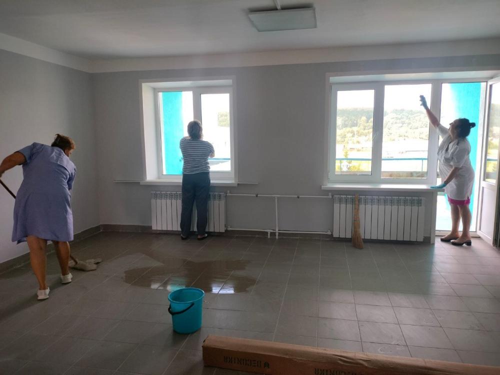 Отчет о ремонте врачебной амбулатории села Махалино Кузнецкого района
