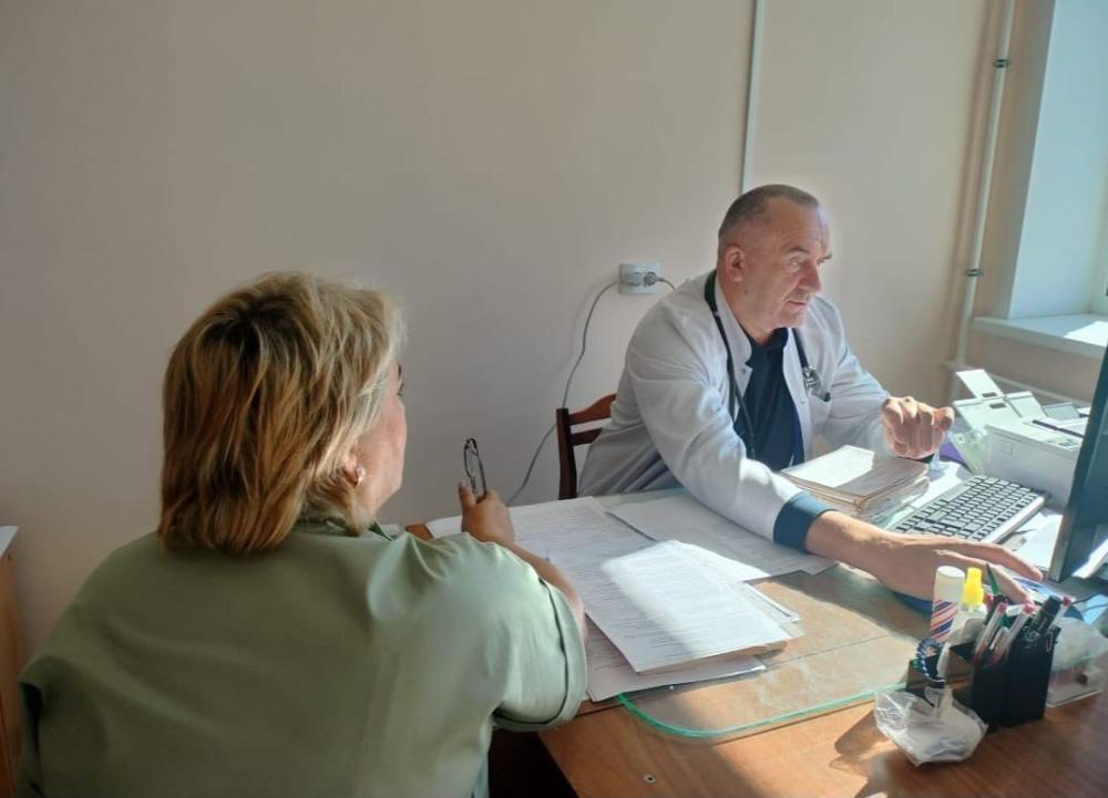 Врач общей практики провел прием пациентов в селе Татарская Пенделка