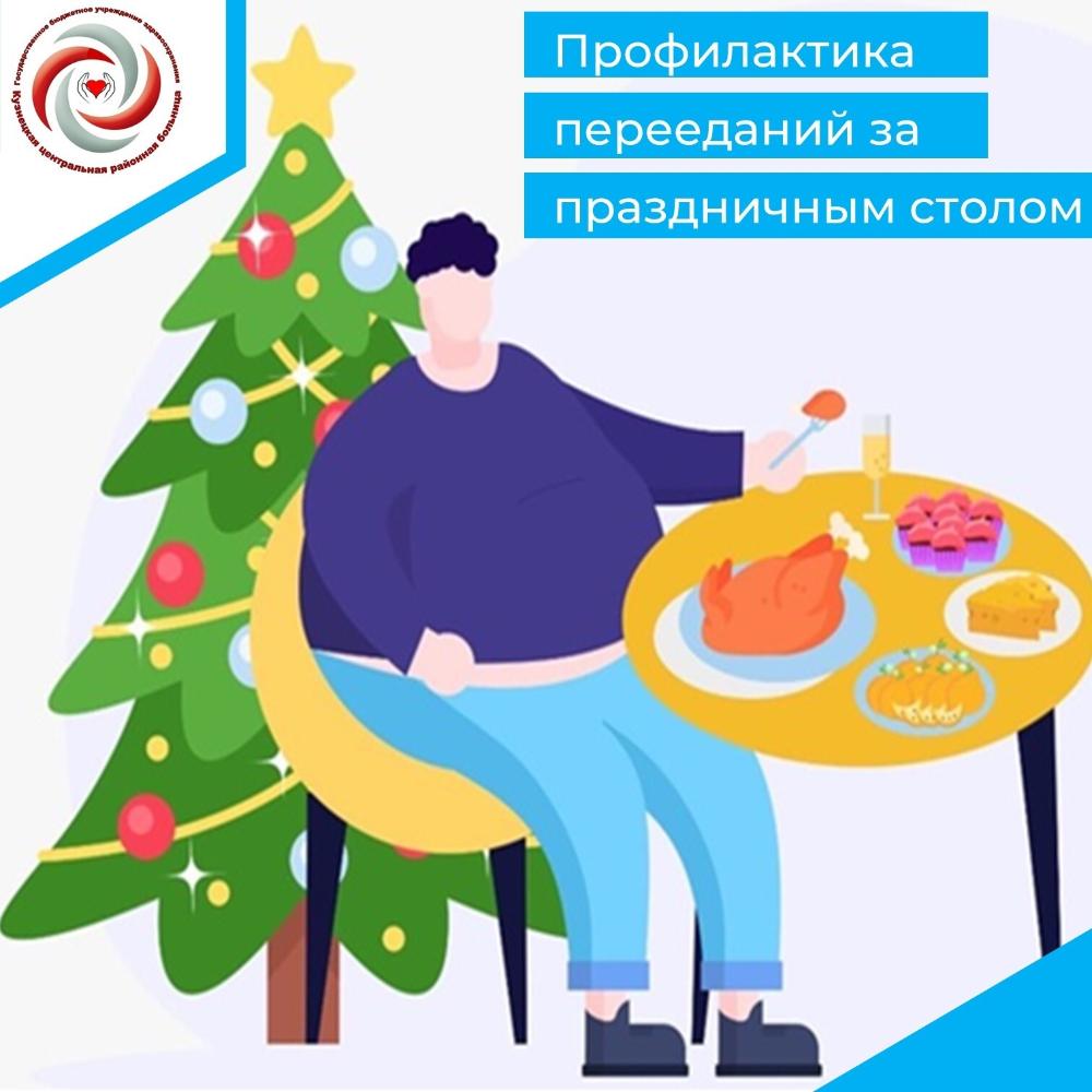 Профилактика перееданий в период новогодних праздников